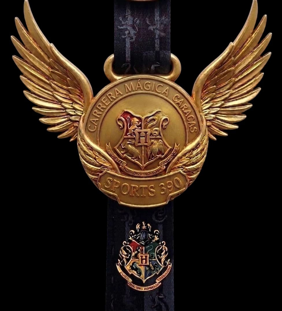 Medalla Snitch Dorada de la Carrera Mágica